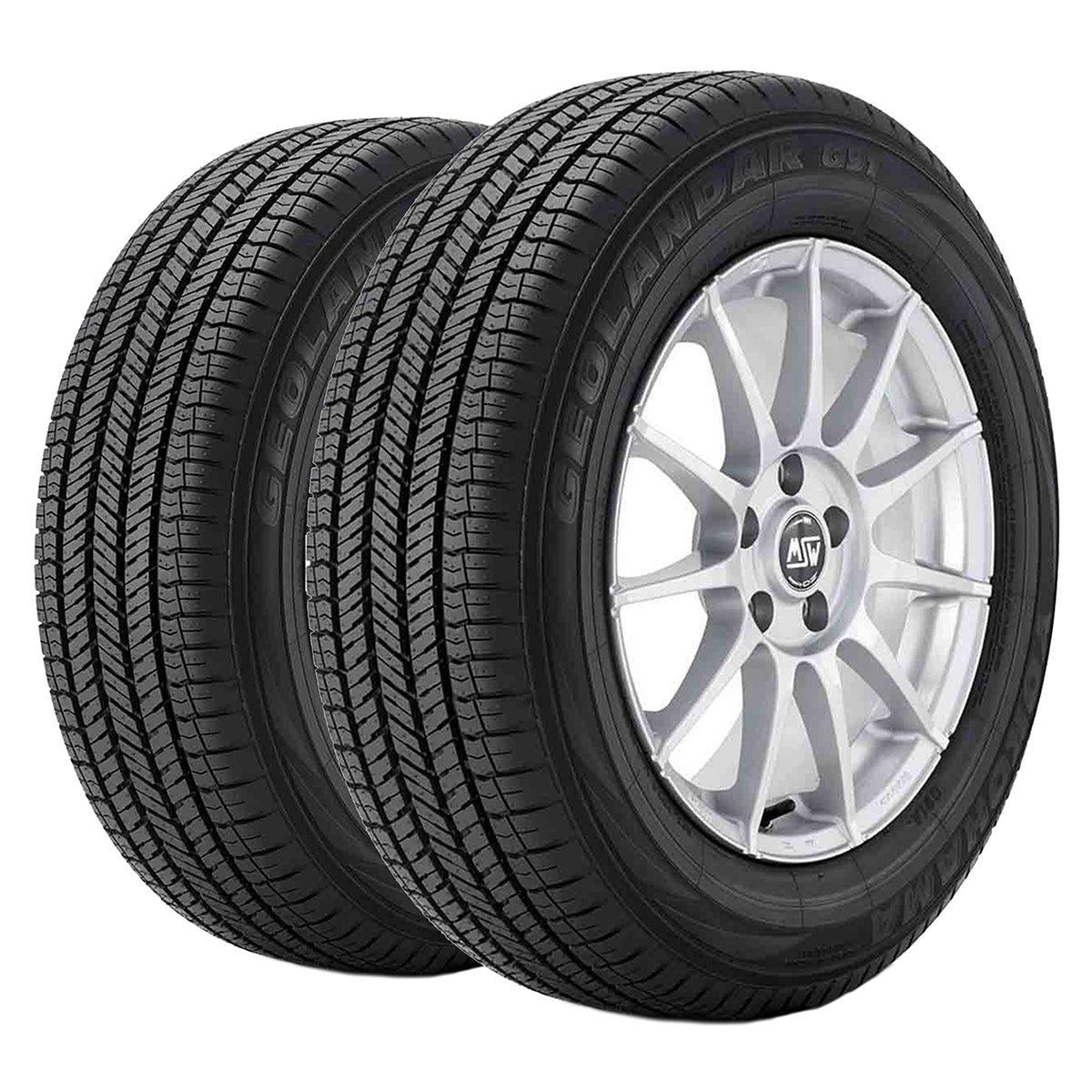 Kit de 2 Llantas P 225/65 R17 100H A A Yokohama GEOLANDAR G91A
