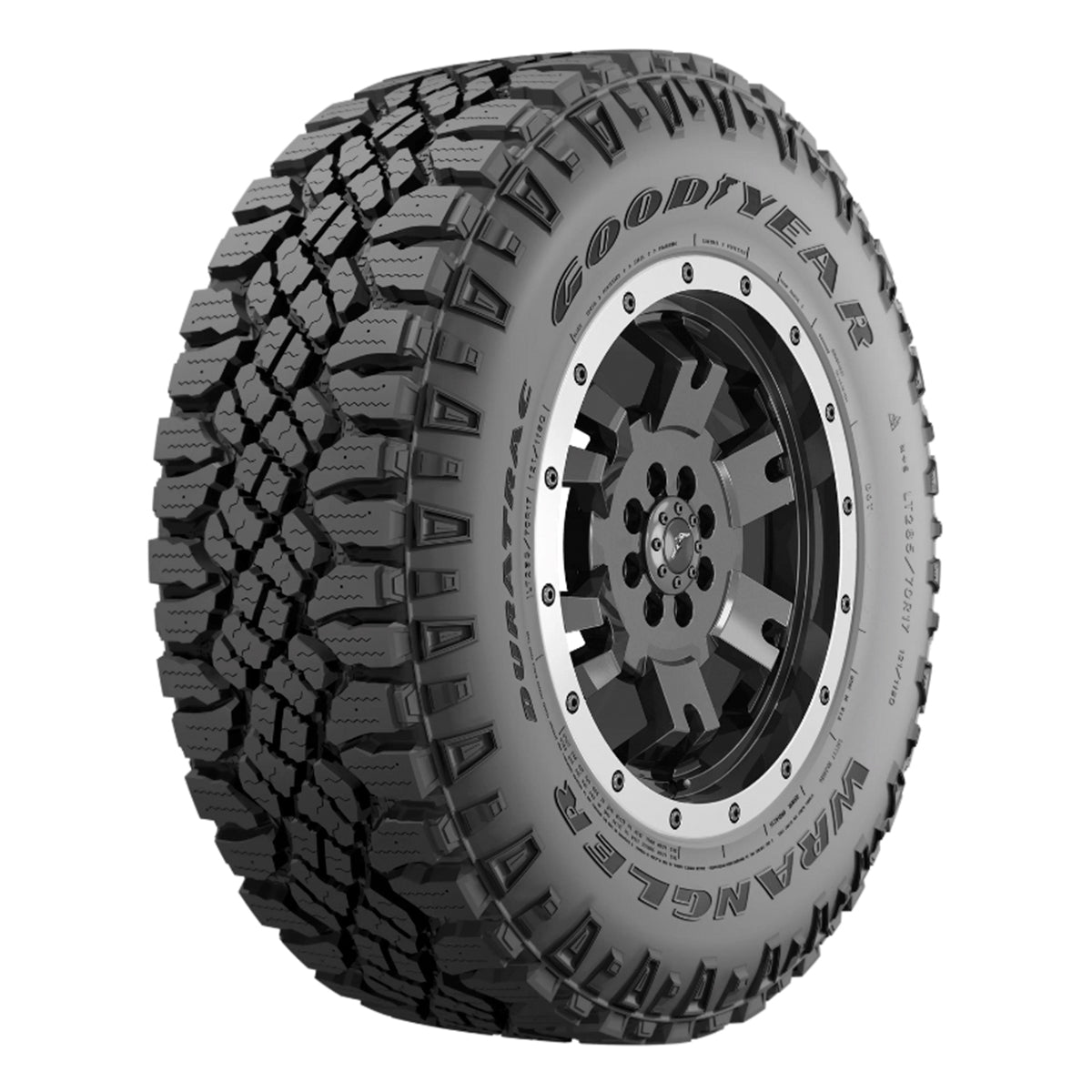 Kit de 2 Llantas LT 265/70 R17 123S A A Goodyear WRANGLER DURATRAC RT