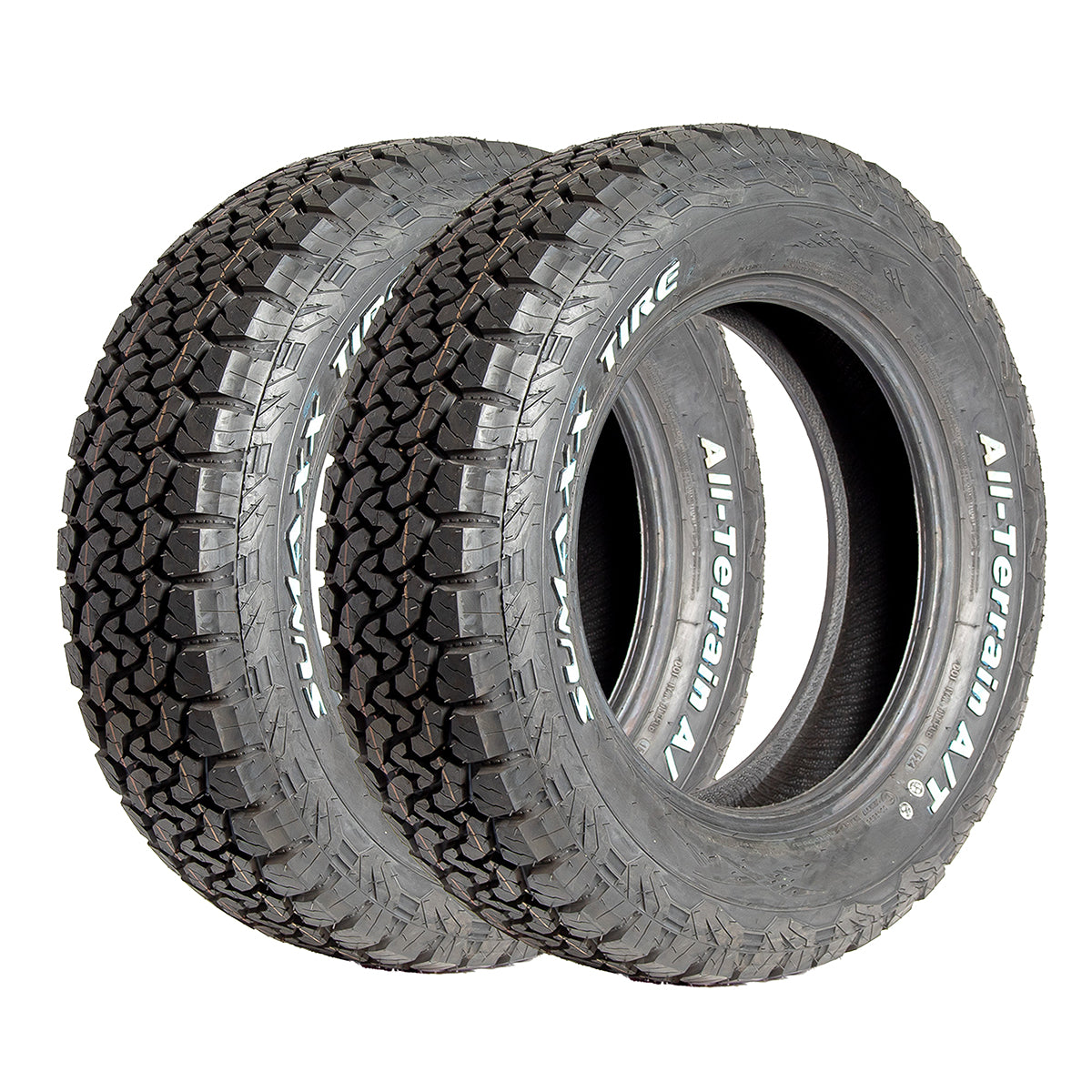 Kit de 2 Llantas P 225/65 R17 A A Sumaxx ALL TERRAIN AT WHITE LETT
