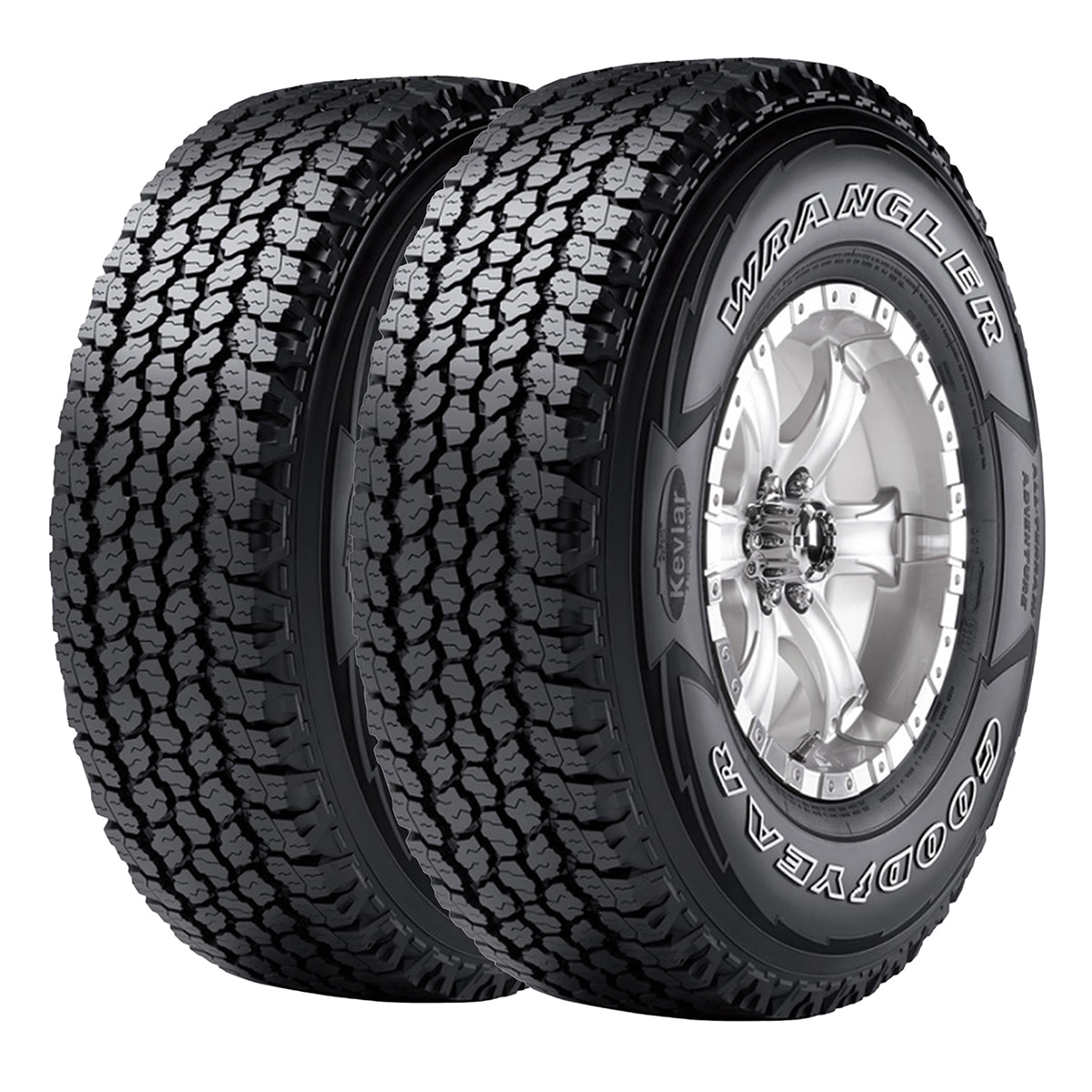 Kit de 2 Llantas P 255/65 R17 110T Goodyear WRANGLER AT ADVENTURE