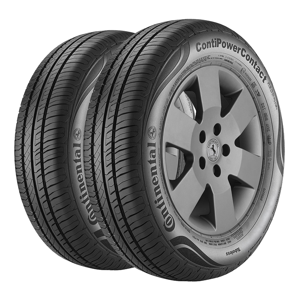 Kit de 2 Llantas P 205/60 R16 00 A A Continental POWER CONTACT