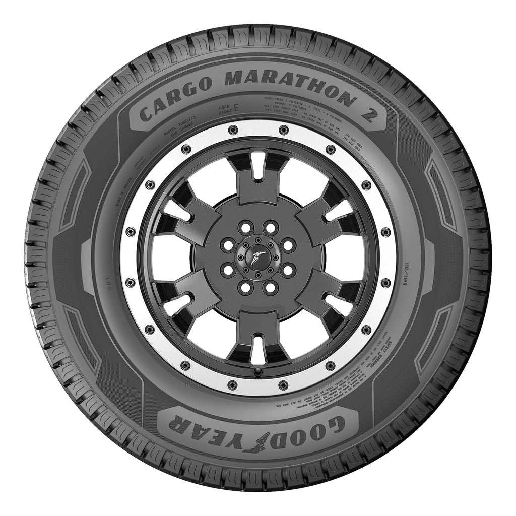Kit de 2 Llantas LT 205/75 R16 113Q A A Goodyear CARGO MARATHON 2