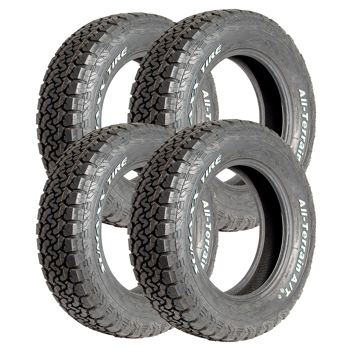 Kit de 4 Llantas P 195 R15 Sumaxx ALL TERRAIN AT WHITE LETT