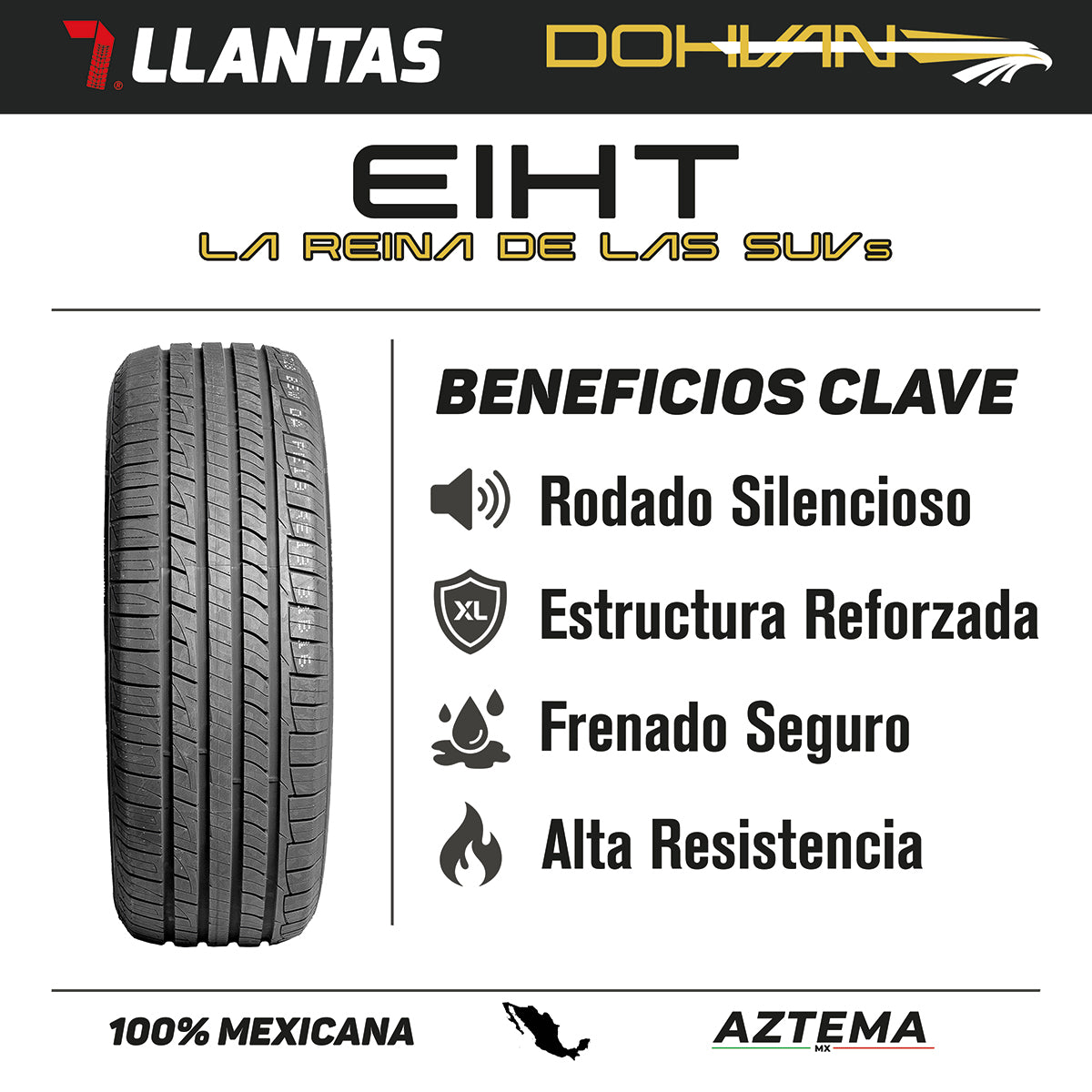 Llanta P 225/60 R18 104H Dohvan EIHT