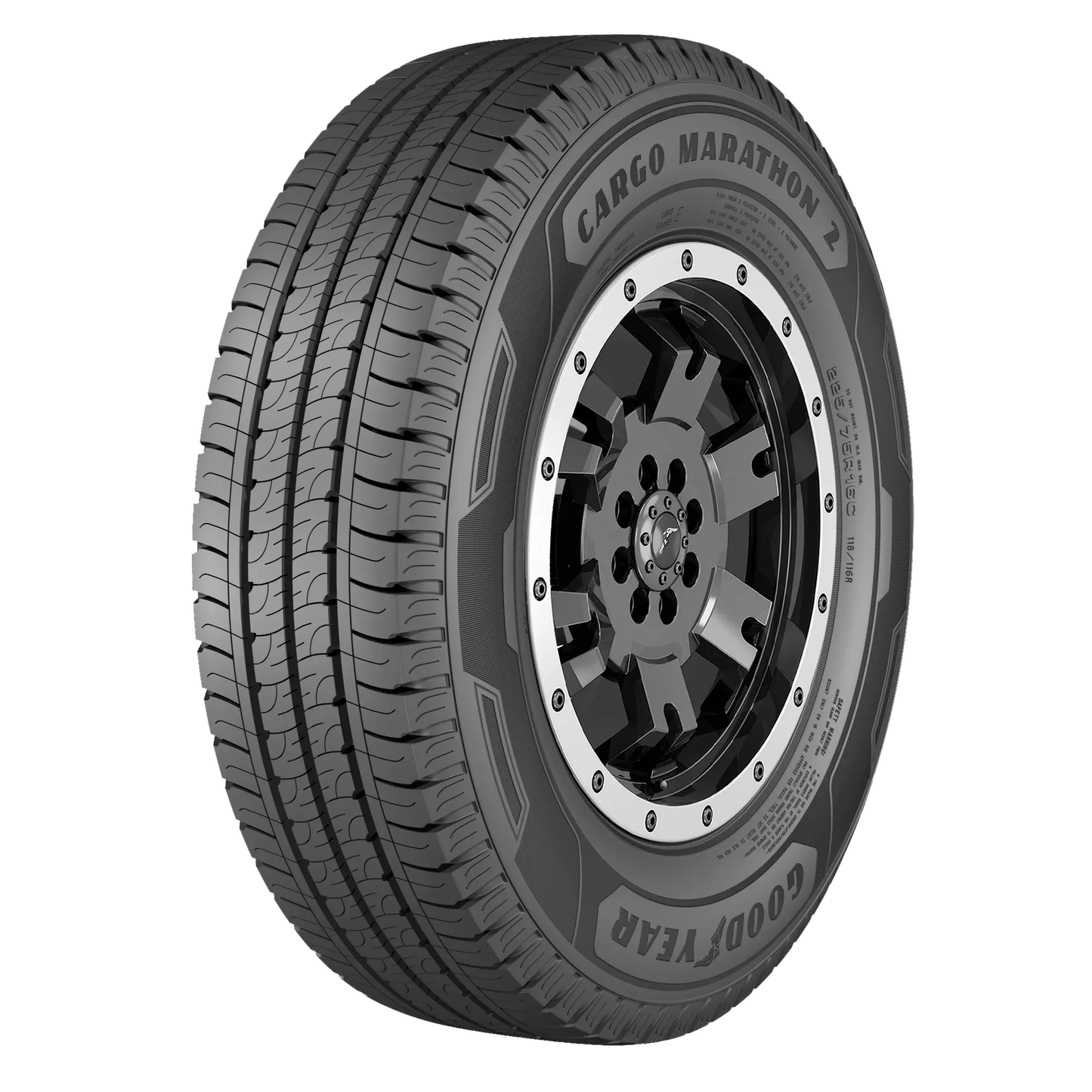 Llanta Lt 205/70 R15 106R A A Goodyear Cargo Marathon 2