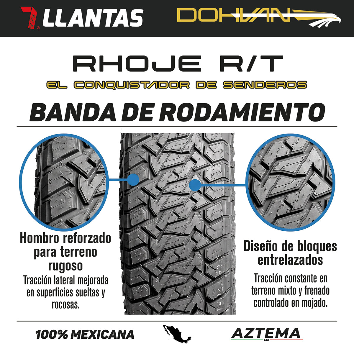 Llanta P 265/70 R17 115T Dohvan RHOJE R/T