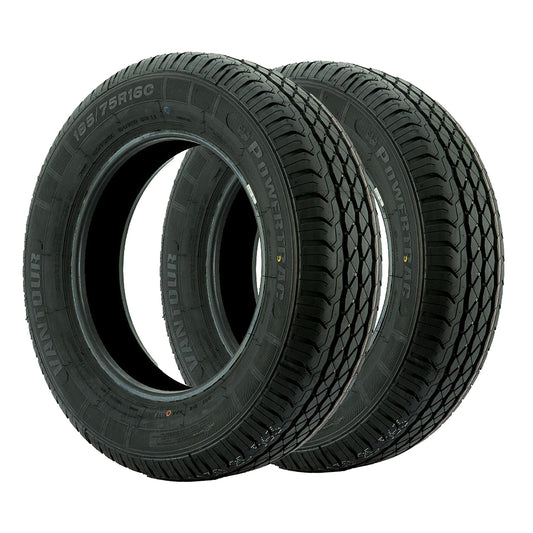 Kit de 2 Llantas LT 195/65 R16 104R Powertrac Vantour