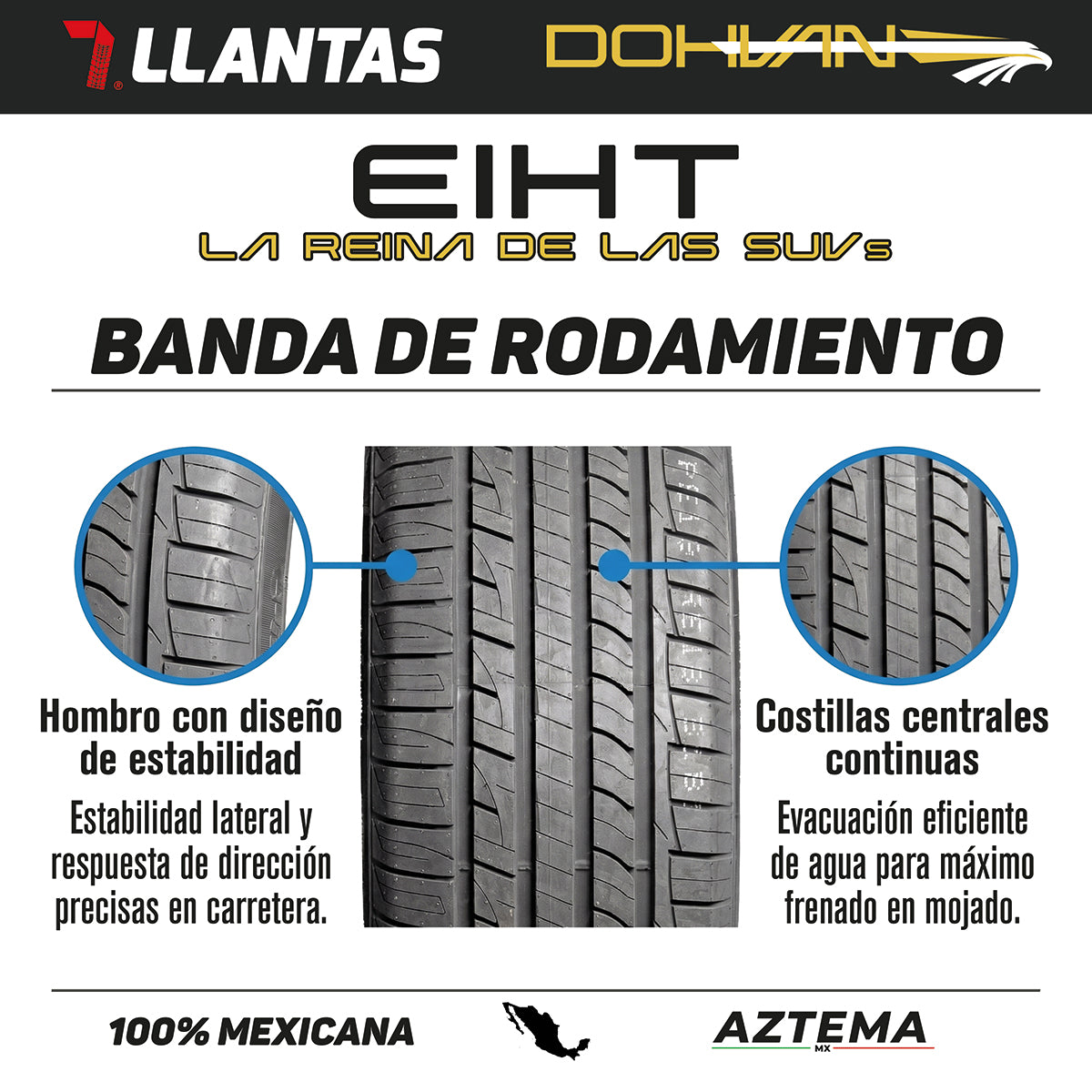 Llanta P 225/55 R19 103V Dohvan EIHT