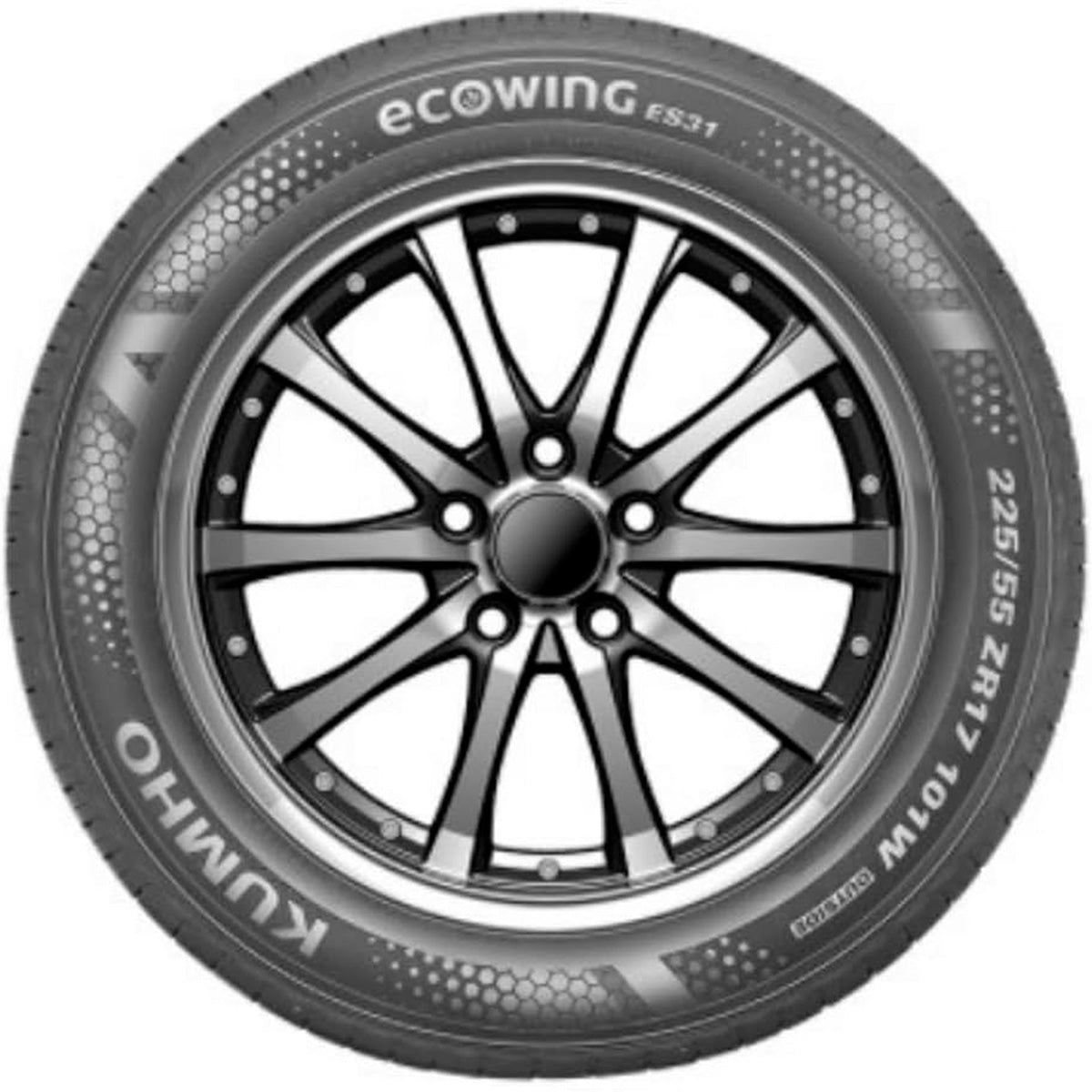 Llanta P 205/55 R16 91V Kumho ES31 ECOWING BKL