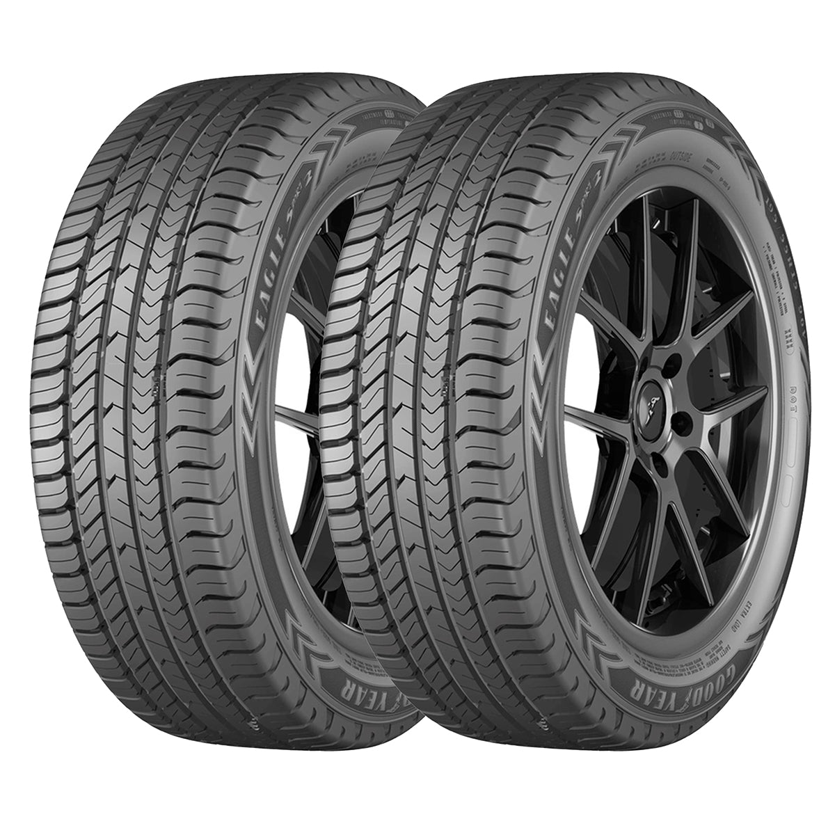 Kit de 2 Llantas P 185/55 R15 82H Goodyear EAGLE SPORT 2